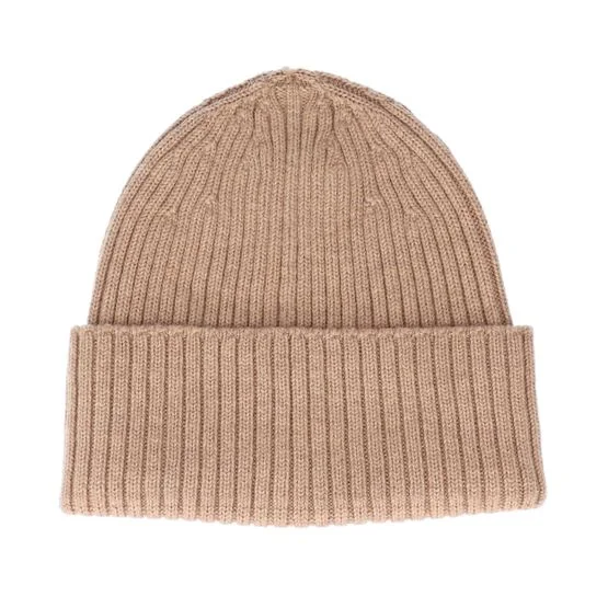 MJM Hats - Béžová cuff Beanie - Beanie 100% Merino Wool Camel Cuff @ Hatstore