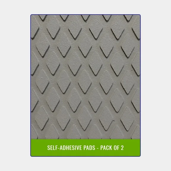 Alfombra antideslizante / antideslizante barco Treadmaster Anti-Slip Diamond Pattern (PSA) Light Grey, 275 x 135 x 3 mm, 2-pack