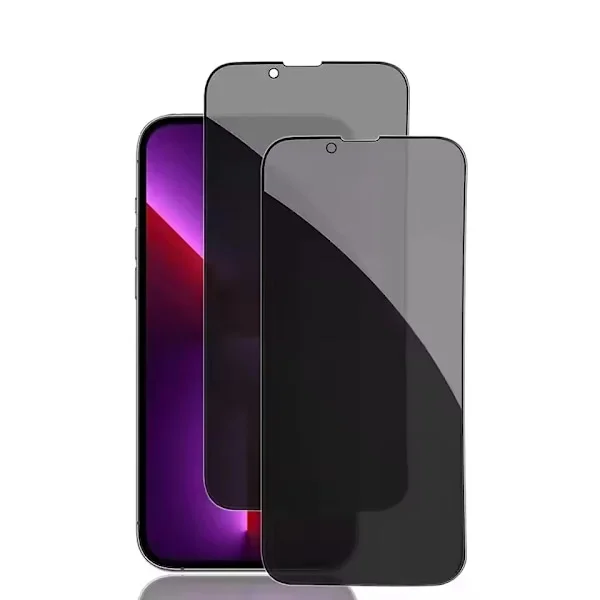 2-Pack iPhone 13 / iPhone 13 PRO / iPhone 14 Skärmskydd Privacy i Premium Härdat Glas
