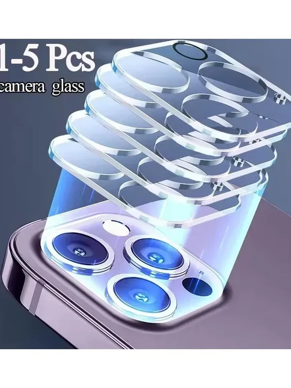 AliExpress - 1-5 Stuks Camera Lens Protector Voor Iphone 16 17 11 12 13 14 15 Pro Max Protector Lens glas Camera Film Voor Iphone 12 13 Mini
