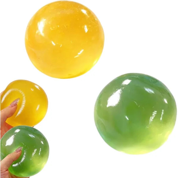2-pack kokosolja Squishy - Stressboll med kokosolja