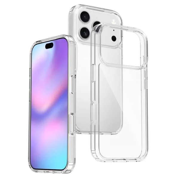 Glad. Kompatibel med iPhone 17 Pro Skal Vattenavvisande TPU Transparent Baksida