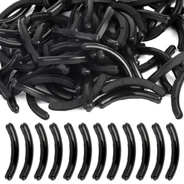 100 pcs Eyelash Curler Refill Pads, Black Eyelash Curler