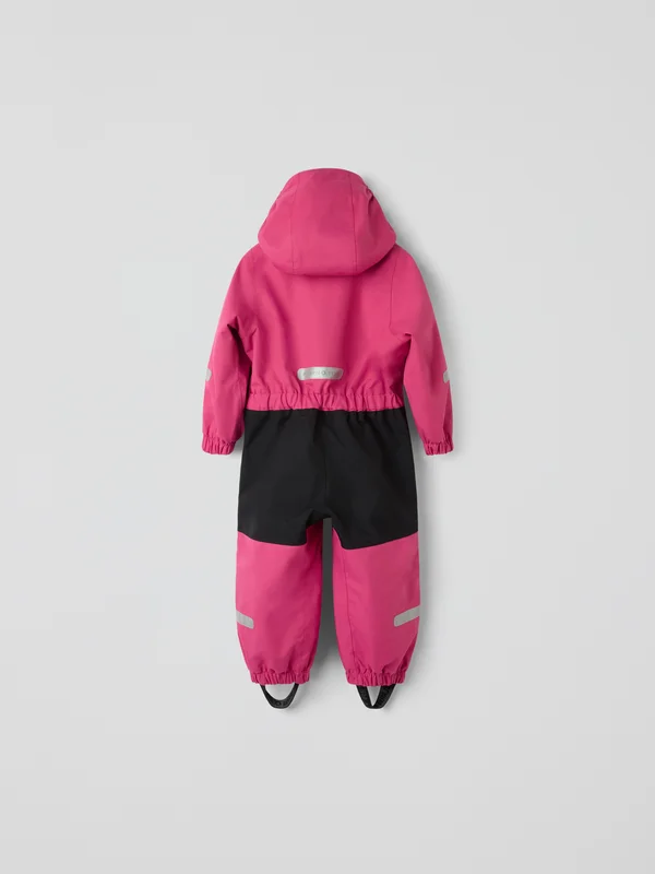 Polarn O. Pyret Vattentät skaloverall - 104 - barnkläder - pink