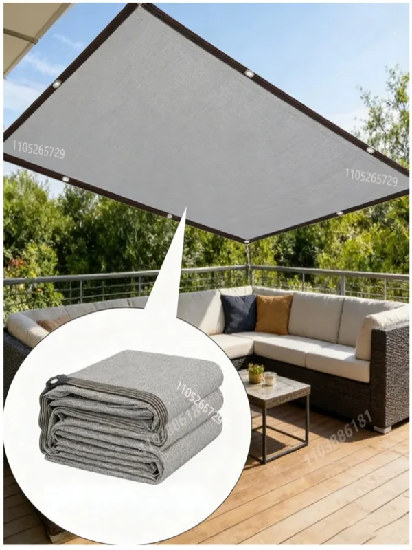 AliExpress - Sonnenschutznetze, UV-Schutznetze und Sonnenschutztücher eignen sich für Pavillons, Türme und Veranden, graue Sonnenschutznetze.