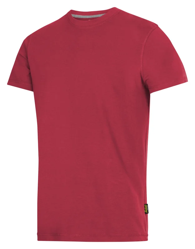 Snickers Workwear 2502 T-paita Punainen Punainen, Vaatteet