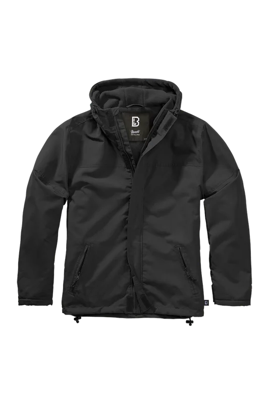 Bunda Brandit Brandit Windbreaker Frontzip Černá XL