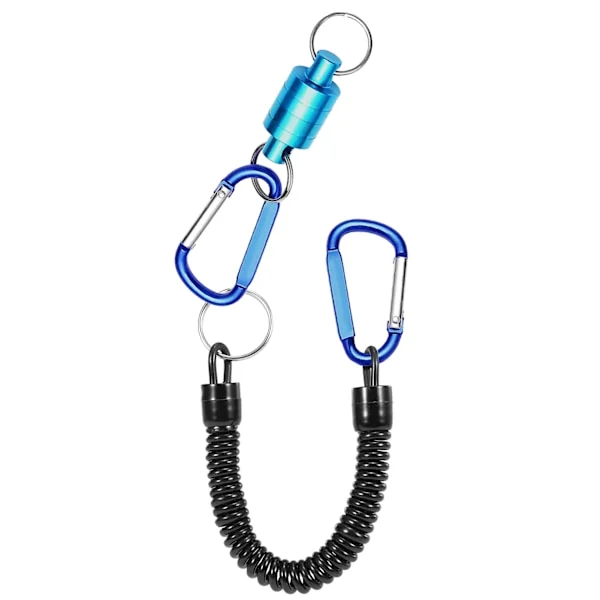 Magnetisk fiskenäthållare med infällbar sladd, flugfisketillbehör, starka magneter, 2 kg