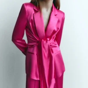 Satin blazer