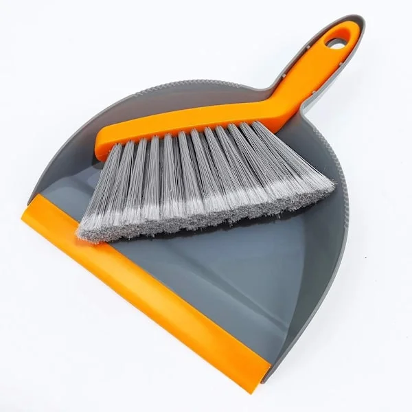 Cleaning Brush and Dustpan, Mini Broom and Dustpan, Plastic, ZQKLA