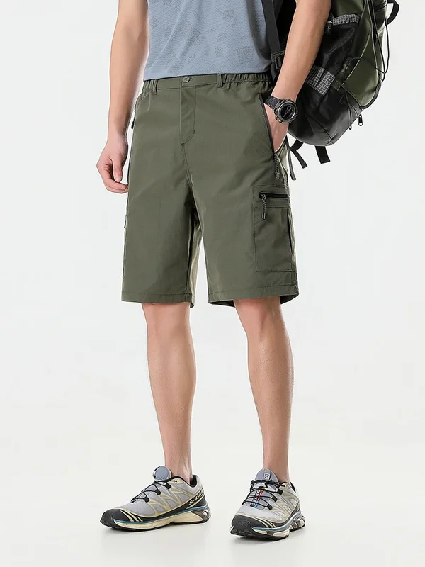 AliExpress - Sommer Schnelltrocknende Cargo-Shorts für Herren Leichte Arbeits-Cargo-Shorts mit Mehreren Taschen Wasserdichte Outdoor-Wander- und 