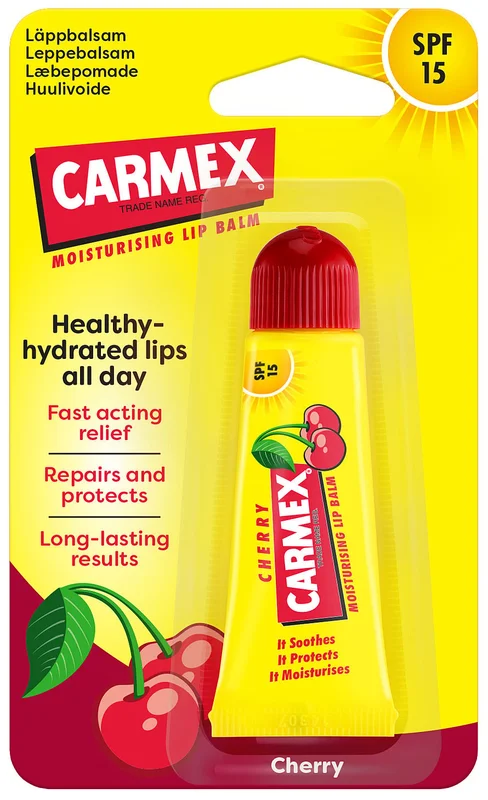 Carmex Carmex Cherry tube, Hudpleje, Ansigtspleje, Læbepleje