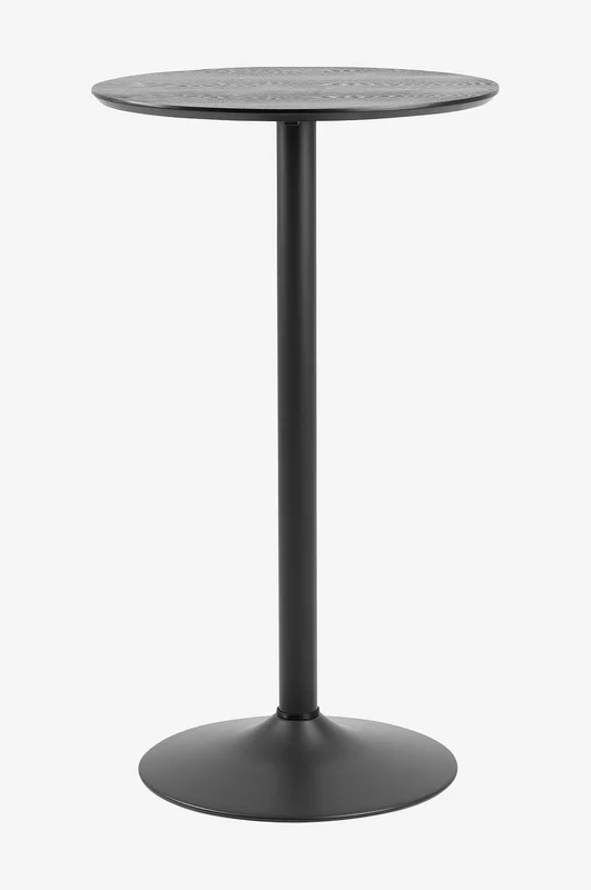 AC Design Furniture - Baaripöytä Adina, halkaisija 60 cm - Musta - Baaripöydät - - Homeroom