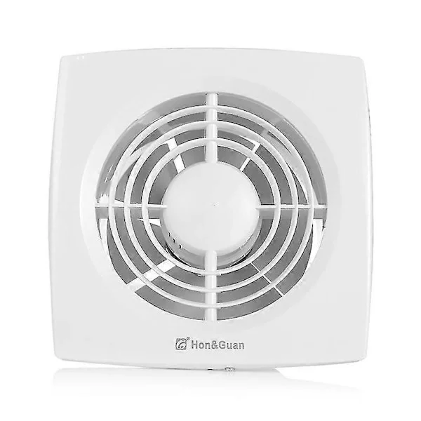 Ventilasjonsvifter, vegg- eller takmontert avtrekksvifte med tilbakestrømningsspjeld for bad og soverom (ShiKai)