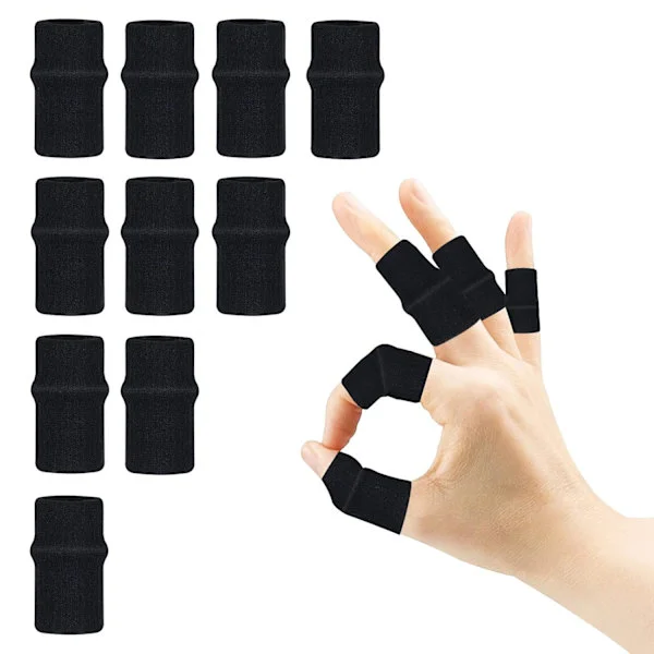 10 Finger Skinne Trigger Finger Skinne Beskyttelse Tommelfingerortose Støtte Elastisk Finger Skinne Kompressionsbeskyttelse Støtte