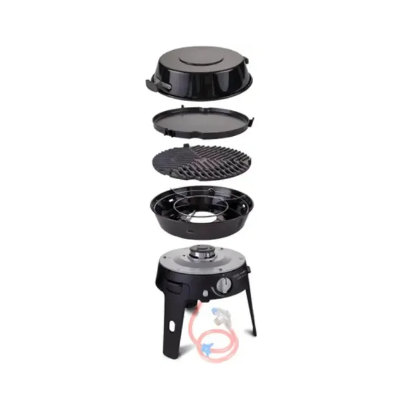 AliExpress - Cadac Safari Chef 30 LP Deluxe Gasgrill 1,8 kW 50 mbar - Tragbarer Grill mit GreenGrill-Keramikbeschichtung & Pizzastein - inkl.
