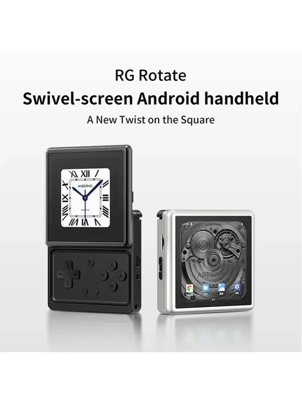 AliExpress - Console de jeu portable Anbernic RG Rotate Mini en métal, Wi-Fi 5, BT 5.0, écran IPS 3,5'' 4K Ultra HD, console de jeu portable AI