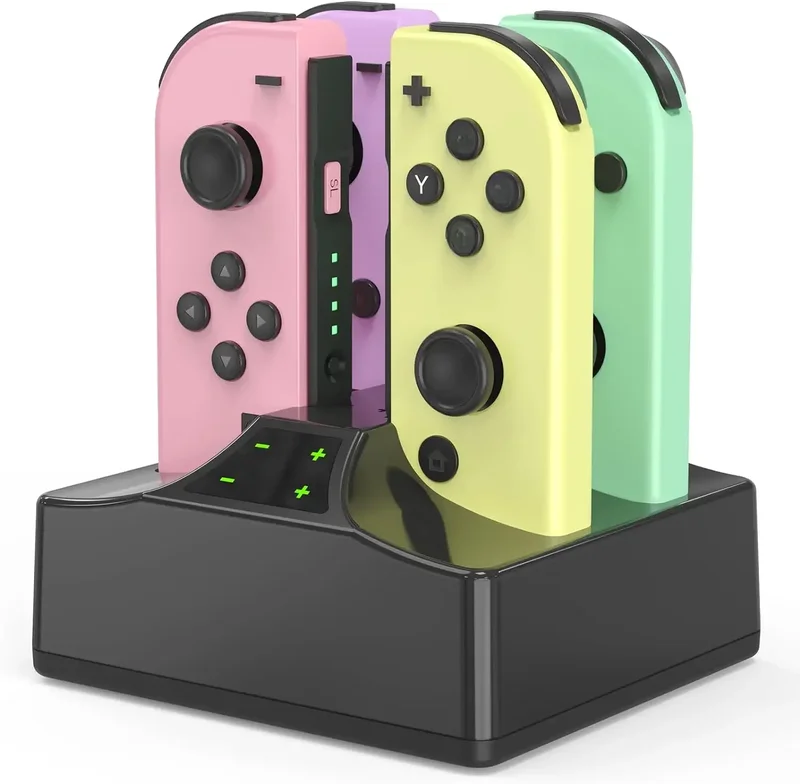 AliExpress - Joycon Ladestation für Nintendo Switch/Switch 2, Joy-Con Controller Ladegerät 4in1 Station für Nintendo Switch Controller Ladegerät