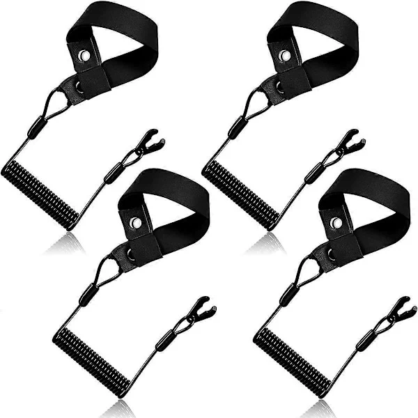 4 st Utombordsmotor Lanyard Jet Ski Nyckel Universal Utombordsmotor Brytarnycklar Säkerhetsbåt Motor Utombordsmotor Dödmansgrepp, Svart