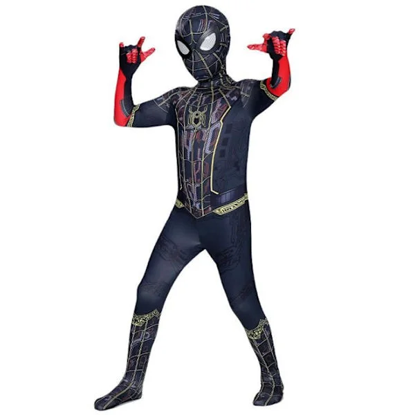 Barn Drenge Spiderman Fancy Kjole Fest Jumpsuit Cosplay Kostume Hvid Rød Sort camouflage