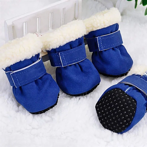 Dog Shoes 4pcs Waterproof Dog Shoes Winter Boots for Dog