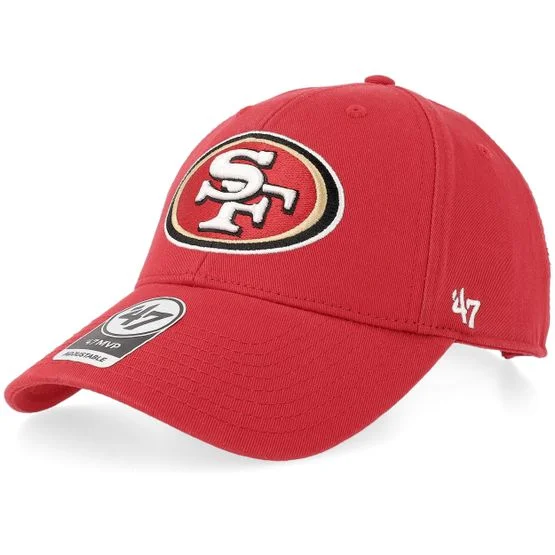 47 Brand - NFL Rød adjustable Caps - San Francisco 49ers Legend Mvp Red Adjustable @ Hatstore