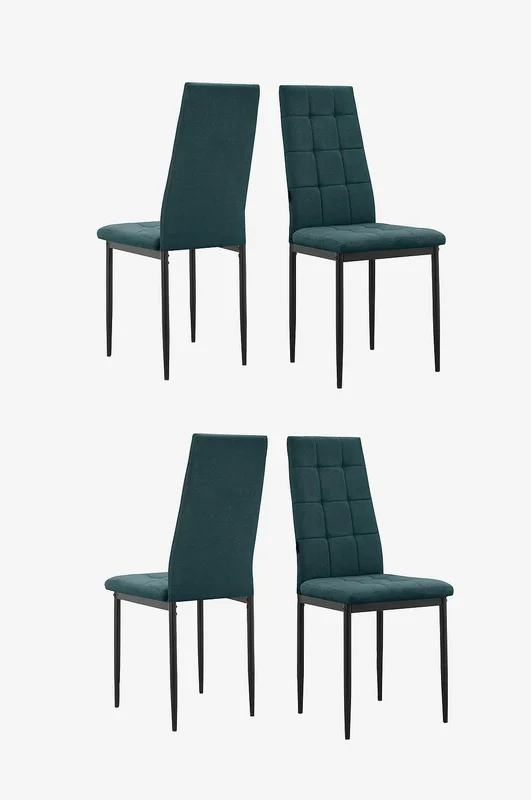 Loft24 - Spisestuestol 4 Pk Becca - Grønn - Stoler - Fra Homeroom