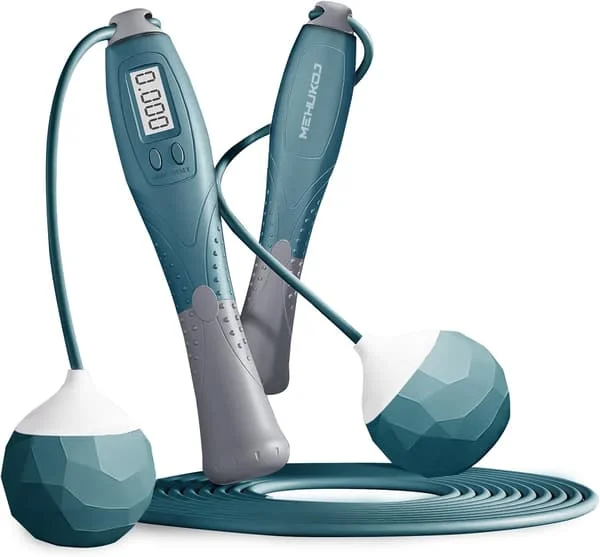 Hopprep med Räknare Trådlöst Hopprep Replöst Hopprep för Träning Speed Rope med Digitalt Handtag
