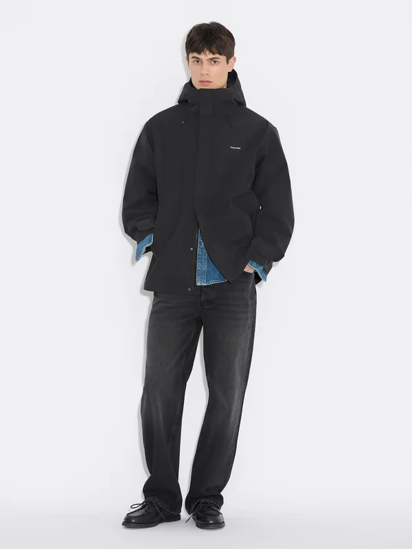 Holzweiler Fane Rain Jacket - Black - Men's - L