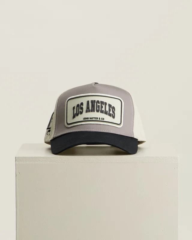 John Hatter CITY CAP - LOS ANGELES Grå Caps Gutt - Kids Brand Store
