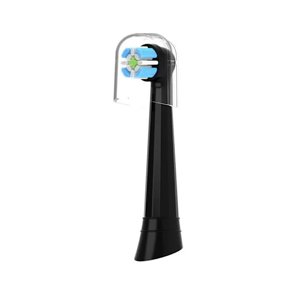 4 st tandborsthuvuden lämpliga för Oral B Io Series eltandborste borsthuvud Precision Clean Oral B tandborsthuvud 4 st svart