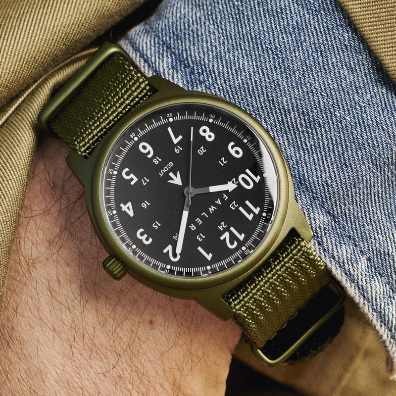 Scout | Orologio militare Nato verde per uomini - Orologi da polso