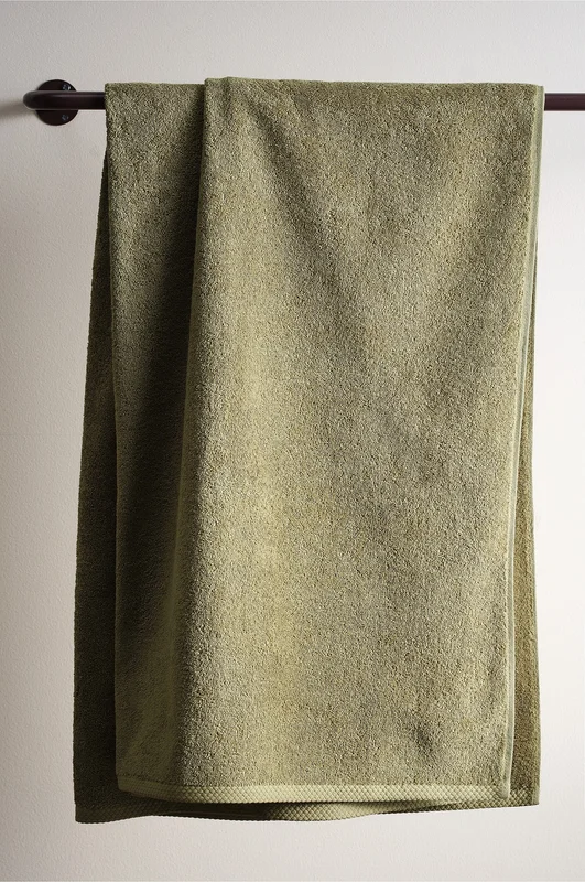 Jotex - Badelaken 100x150 Cm Lys khaki - DARCY - Kjøp Badelaken hos Jotex