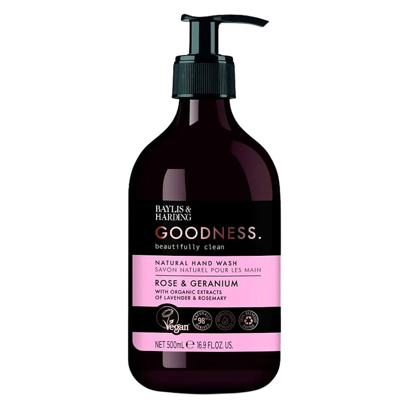 Baylis & Harding Hand Wash Rose & Geranium, Hudpleje, Håndpleje, Håndsæbe