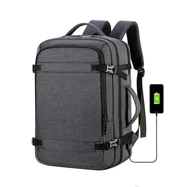Cabin Backpack for Ryanair & Norwegian - Backpack / Suitcase / Hand Luggage Grey Grey grey