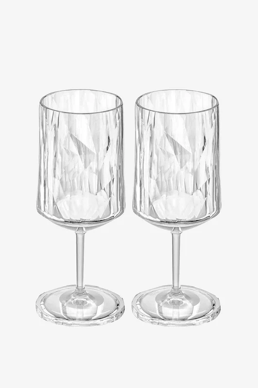 Koziol - Viinilasit Club No. 4, 300 ml, 2/pakk. - Läpinäkyvä - Viinilasit - - Homeroom