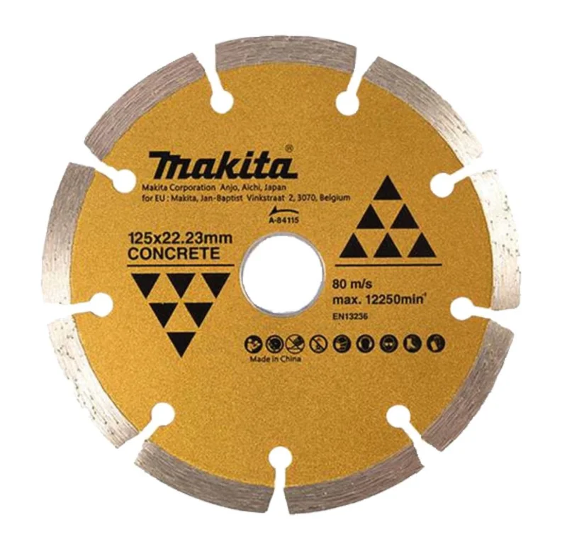 Makita A-84115 Diamantblad 125x22.23 mm, tørr, betong, Maskintilbehør & forbruk