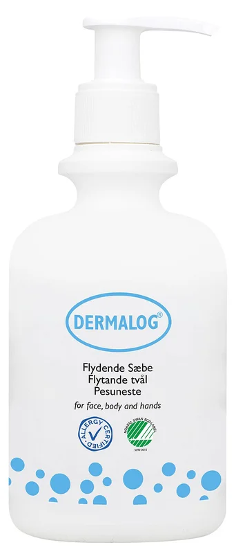Dermalog Flydende Sæbe uden parfume 300 ml, Hudpleje, Kropspleje, Bodyshampoo