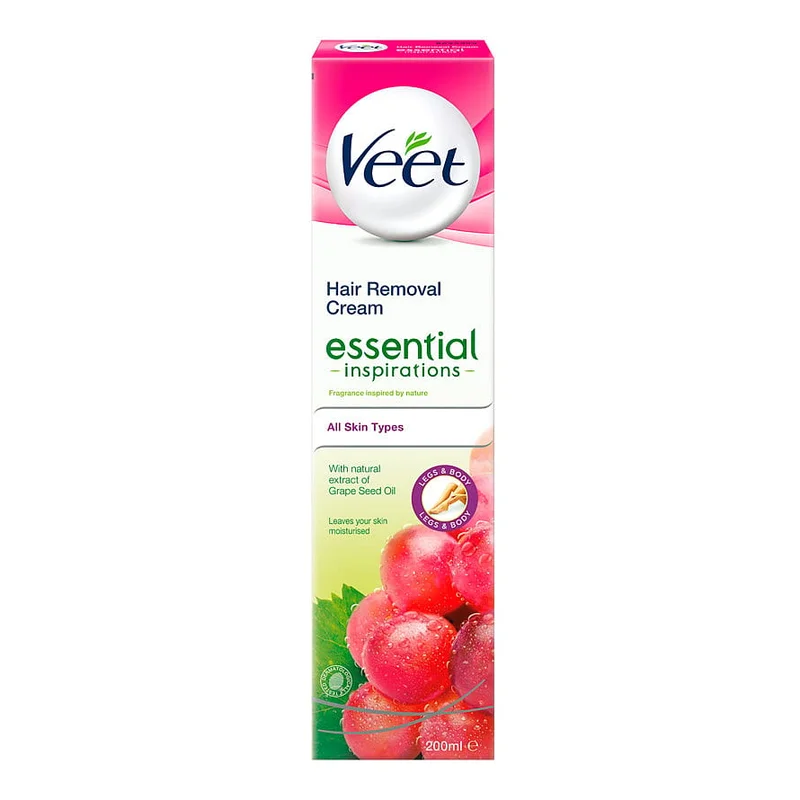 Veet Essentials Creme 200 ml, Hudpleje, Hårfjerning, Hårfjerningscreme