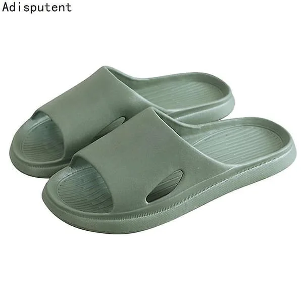 Badtofflor Herr Flipflops Dam Nya Mjuka Eva Tjock Sula Tofflor Sommarsandaler Par Tofflor Hemma Halkfria Badrumsskor 1 36-37