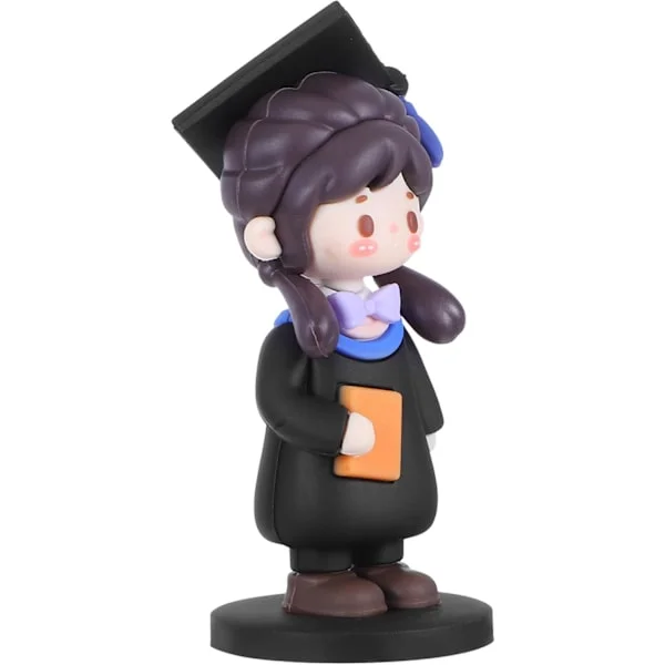 Konfirmasjonskake Topper Doktorfigur Dekorasjon for Konfirmasjonsfest Myk Cupcake Dekorasjon Doktor Langvarig Kakedekorasjon Feiringer -
