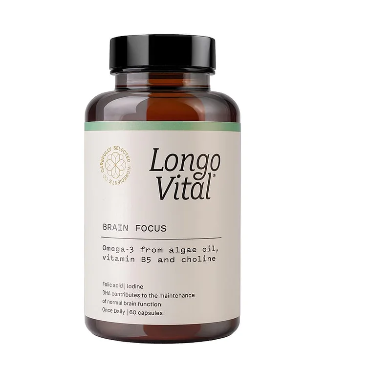 Longo Vital Brain Focus 60 stk, Helse & Madvarer, Kosttilskud, Hjerne / Hukommelse