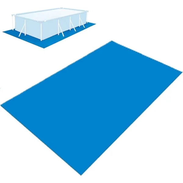 500x300CM Vattentätt Poolunderlag, Vikbar Rektangulär Matta för Uppblåsbara Pooler, Golvskydd för Pool Ovan Mark