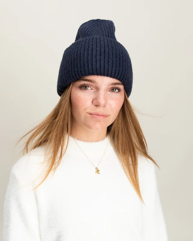 RYVLS Knitted Beanie Niebieski Czapki Dziewczyna - Kids Brand Store