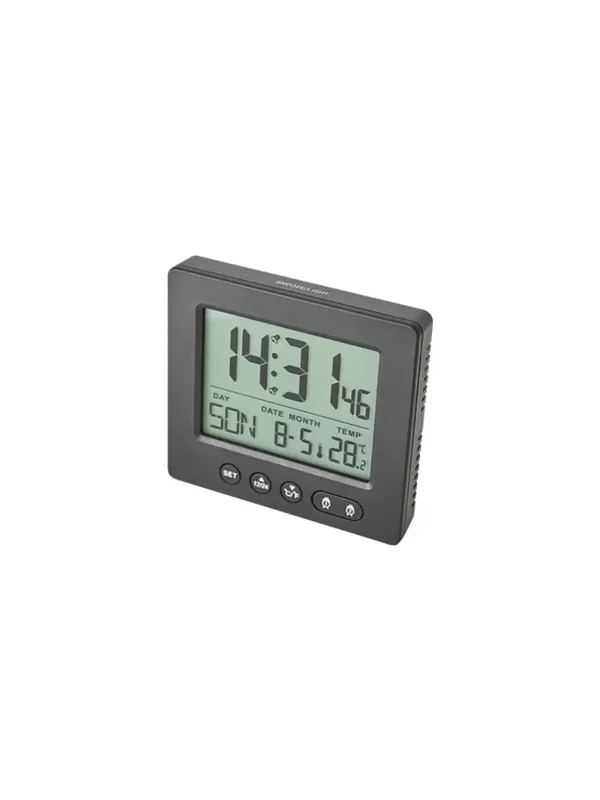 AliExpress - Digitaler Radiowecker mit Thermometer - 5-Minuten-Funktion 2 Weckzeiteinstellungen Funkgesteuert