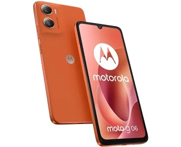 Motorola-Motorola G06 PANTONE Arabesque (Orange)-Prisgunstig smarttelefon med lang batteritid-Phones-Motorola mobiltelefon