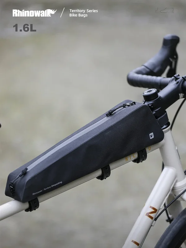 AliExpress - Rhinowalk Fahrrad-Oberrohrtasche, wasserdicht, 1L Rahmentasche, Fahrrad-Aufbewahrungstasche, Bikepacking für MTB, Gravel, Handytasche, 