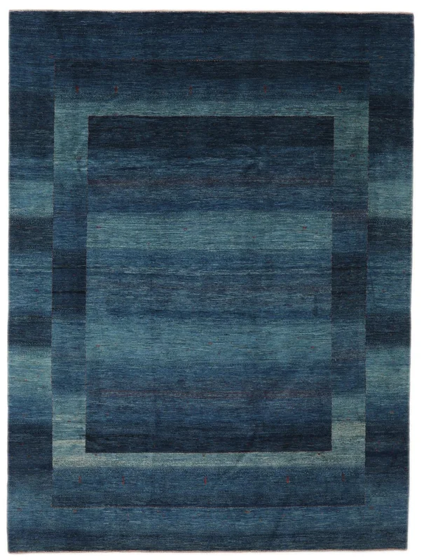 Handknuten Loribaft Fine 243X327 Orientalisk Ullmatta Svart/Mörkblå Stor