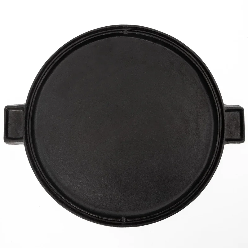 Kamado sumo Gjutjärn Grill- och Stekplatta Rund 36 cm - Gjutjärn | Matlagning > Kokkärl & Stekpannor > Stekpannor > Gjutjärnsstekpanna | Bagaren och 