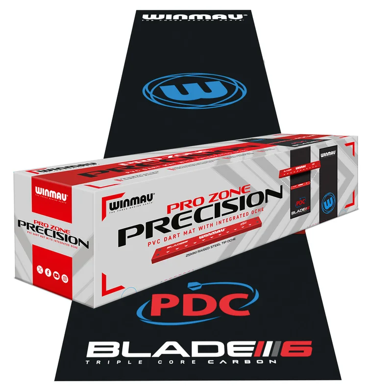 Pro Zone Precision PVC Dartmat & Geïntegreerde Oche | Winmau
